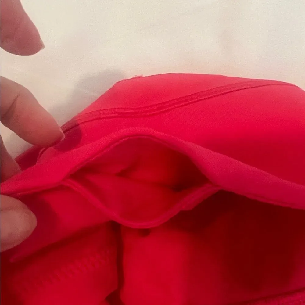 Lululemon sz6/S see size chart hot pink leggings with side and waist pockets GUC